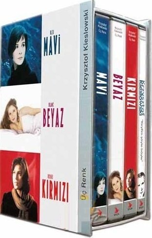 There Clours  - Üç Renk Krzysztof KIESLOWSKI Box Set  DVD 7 Disk  3 Film