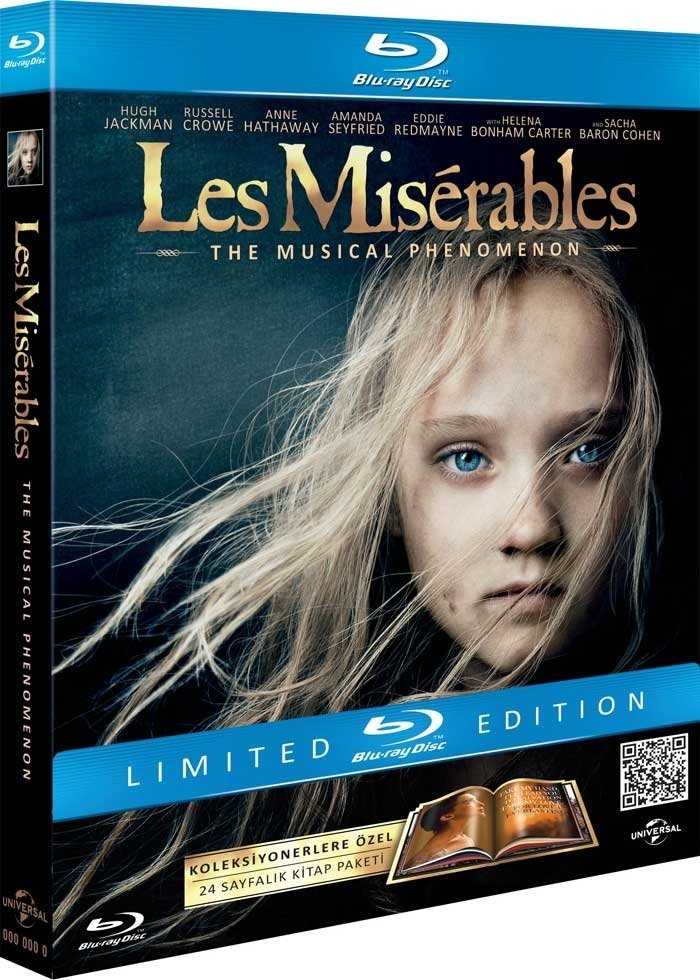 Les Miserables - Sefiller Bonus Digibook Blu-Ray
