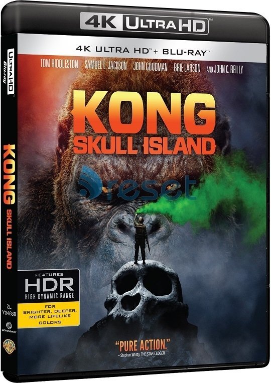 Kong Skull Island - Kafatası Adası 4K Ultra HD+Blu-Ray 2 Disk