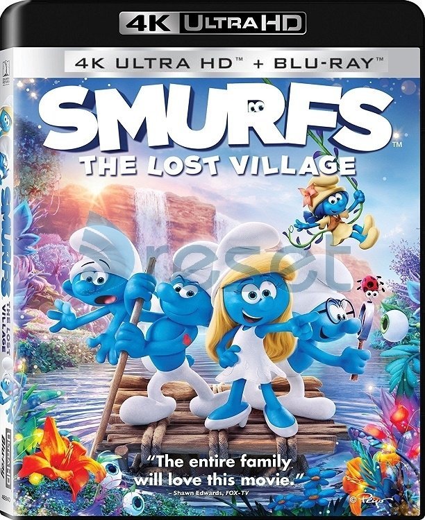 Smurfs Lost Village Şirinler Kayıp Köy 4K Ultra HD+Blu-Ray 2 Disk