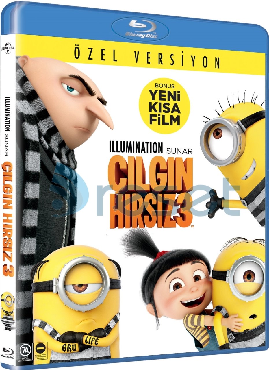 Despicable Me 3 - Çılgın Hırsız 3 Blu-Ray