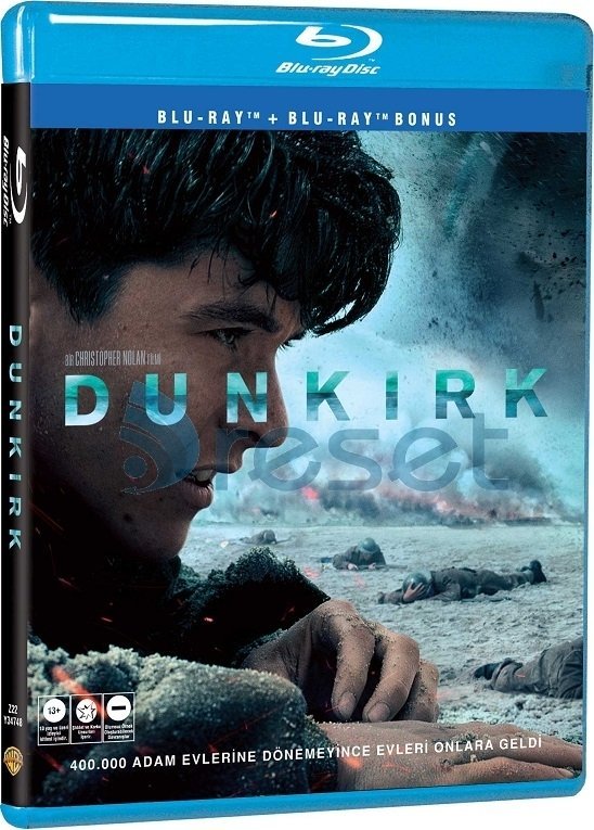 Dunkirk  Blu-Ray 2 Disk 2D+Bonus
