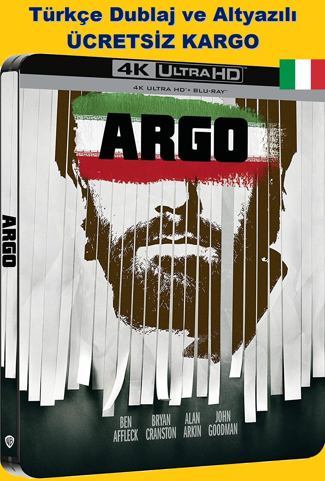 Operasyon Argo Blu-Ray 4K Ultra HD+Blu-Ray Steelbook 2 Diskli