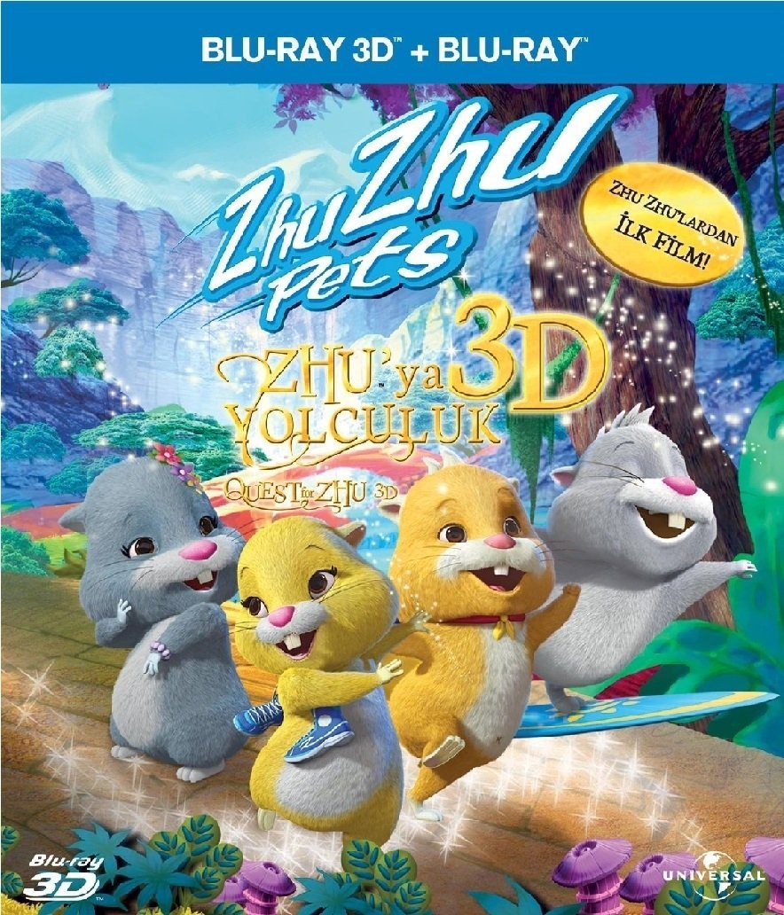 Zhu Zhu Pets:Quest for Zhu-Zhu'ya Yolculuk 3D+2D Blu-Ray Tek Disk