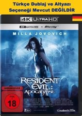 Resident Evil Apocalypse - Ölümcül Deney Kıyamet  4K Ultra HD+Blu-Ray 2 Disk