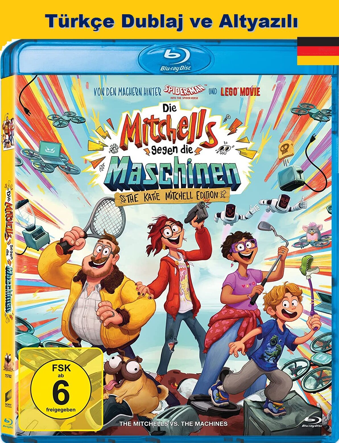 The Mitchells vs. the Machines - Ailem Robotlara Karşı Blu-Ray