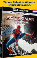 Spider-Man No Way Home - Örümcek Adam Eve Dönüş Yok 4K Ultra HD+Blu-Ray 2 Disk Karton Kılıflı