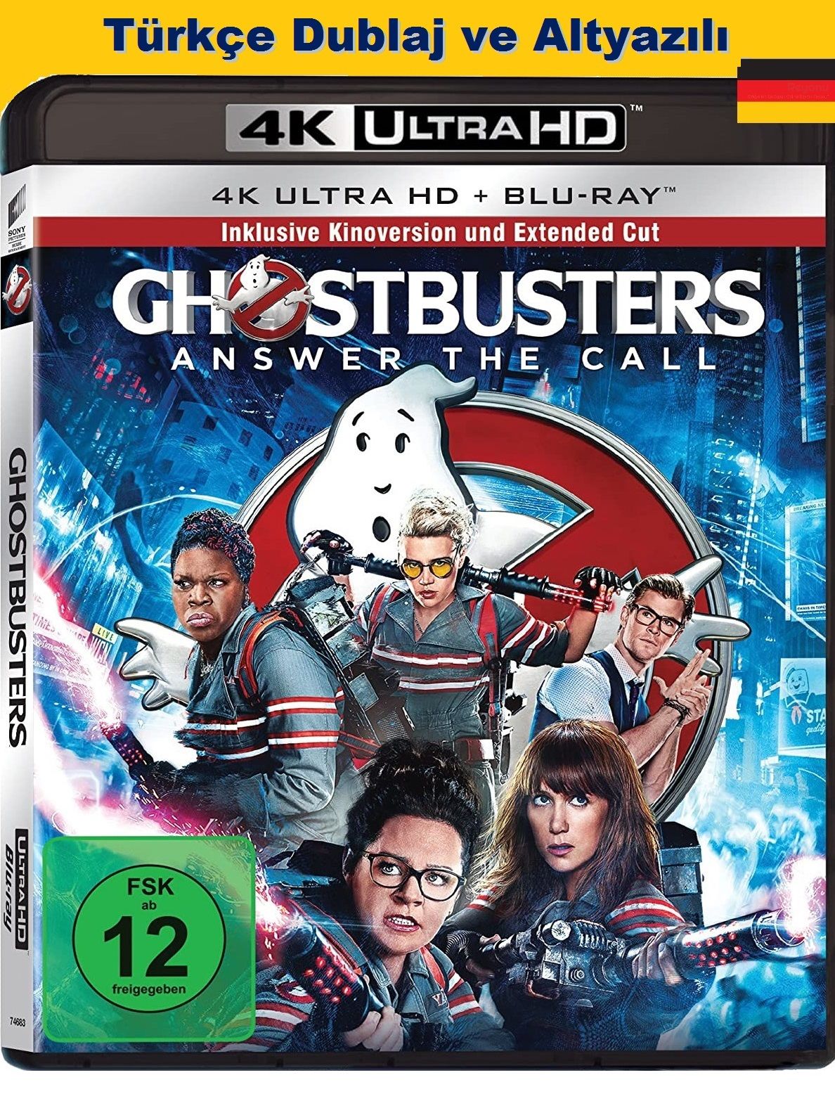 Ghostbusters 2016 - Hayalet Avcıları 2016 4K Ultra HD+Blu-Ray 2 Disk