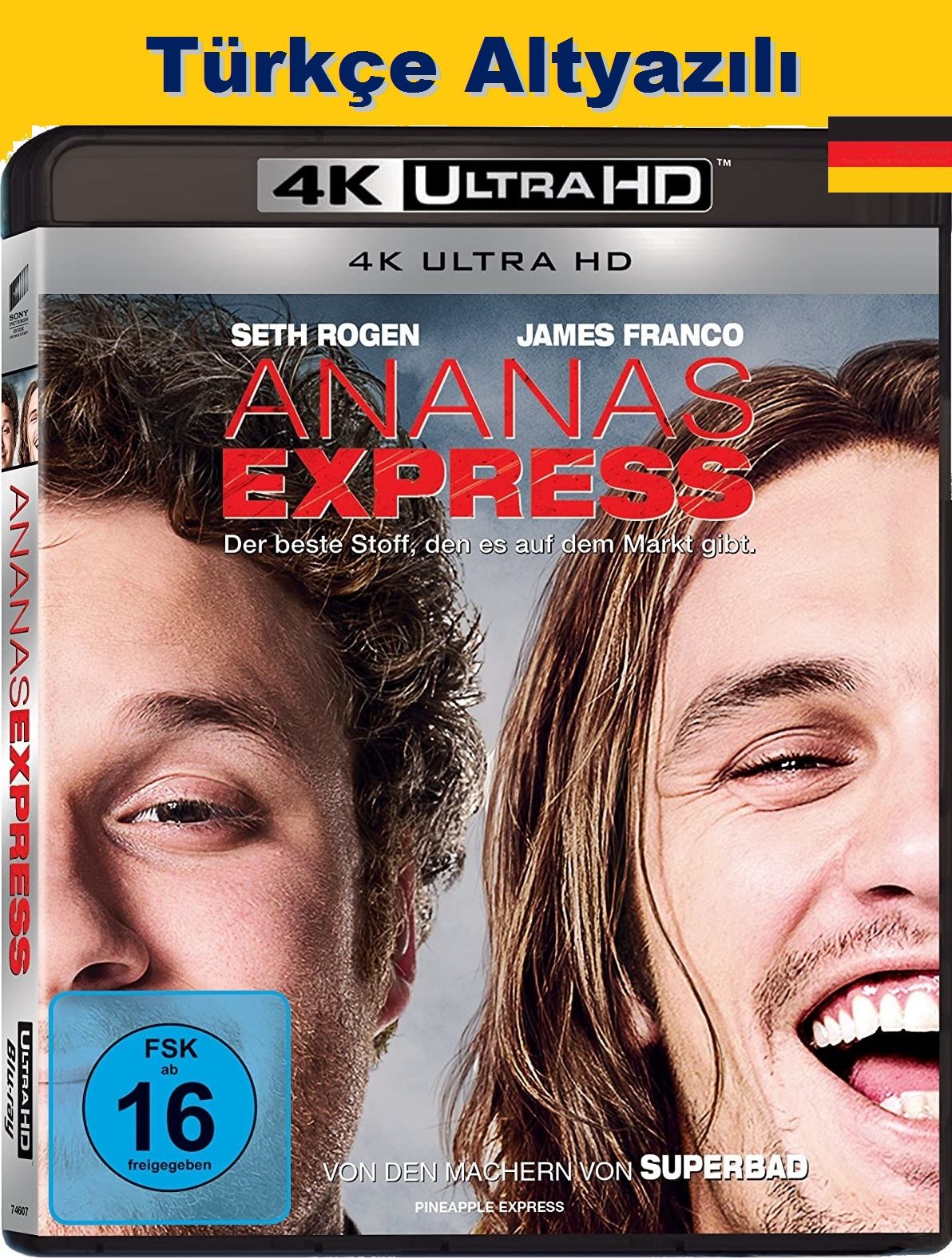 Pineapple Express 4K Ultra HD Tek Disk Karton Kılflı