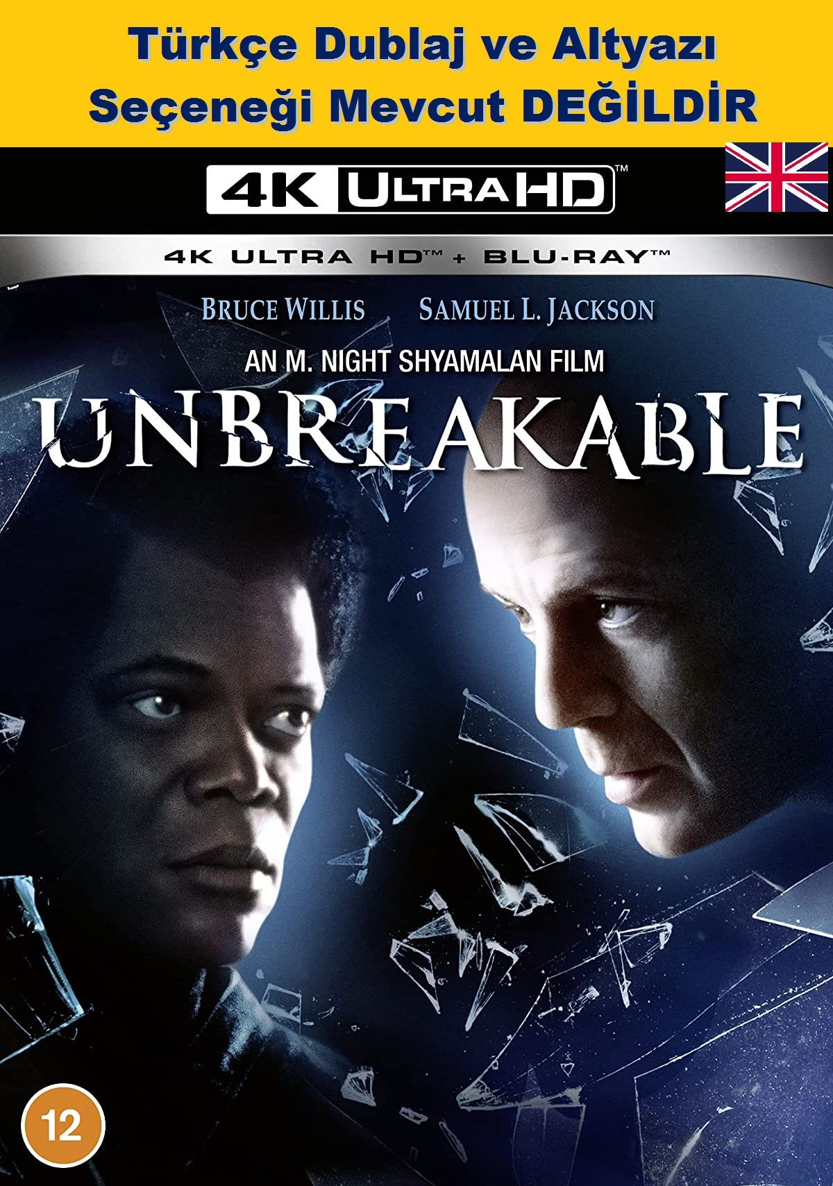 Unbreakable - Ölümsüz 4K Ultra HD+Blu-Ray 2 Disk Karton Kılıflı