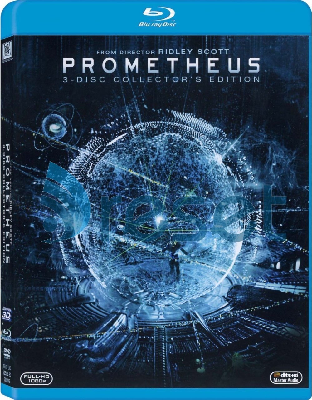 Prometheus 3D+2D Blu-Ray 3 Diskli Koleksiyon Versiyonu