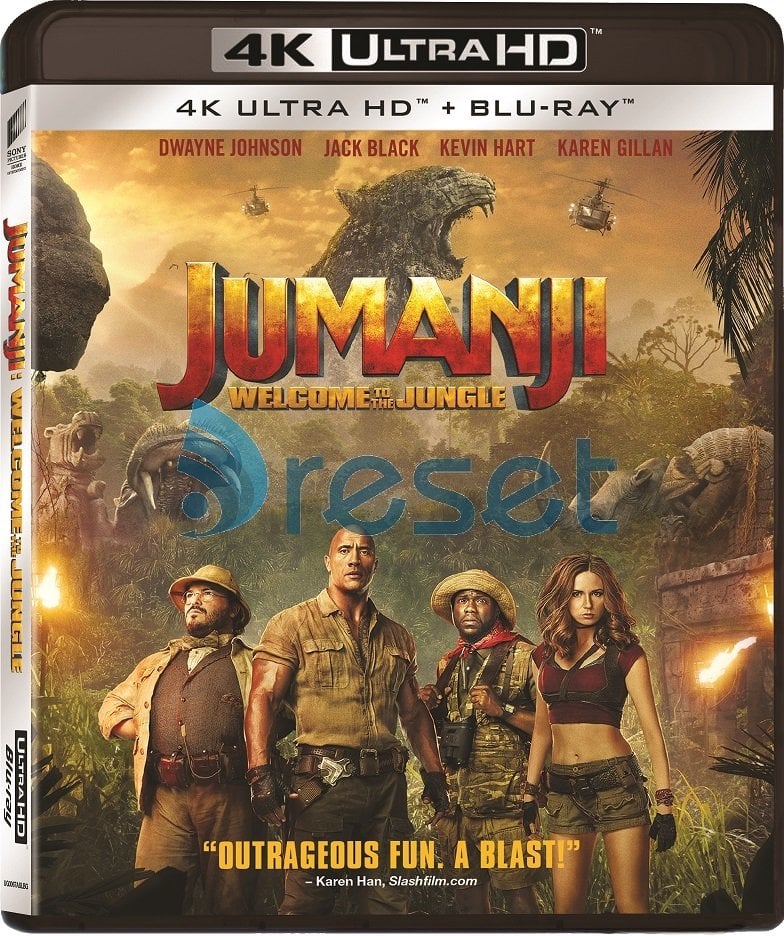 Jumanji Welcome To The Jungle - Vahşi Orman 4K Ultra HD + Blu-Ray