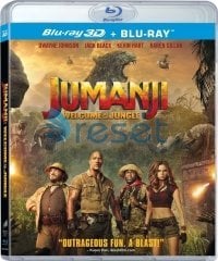 Jumanji Welcome To The Jungle - Vahşi Orman  3D+2D Blu-Ray 2 Disk