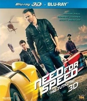 Need For Speed - Hız Tutkusu 3D+2D Blu-Ray Tek Disk