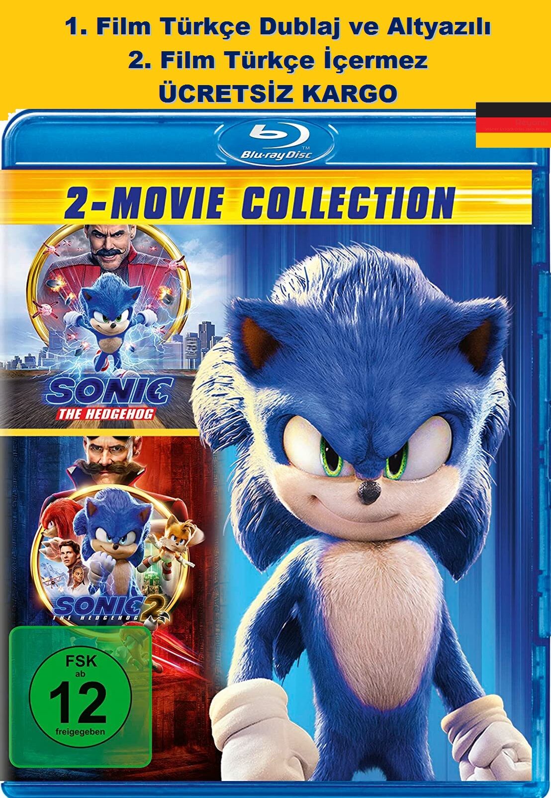 Sonic 1+2 Collection Blu-Ray