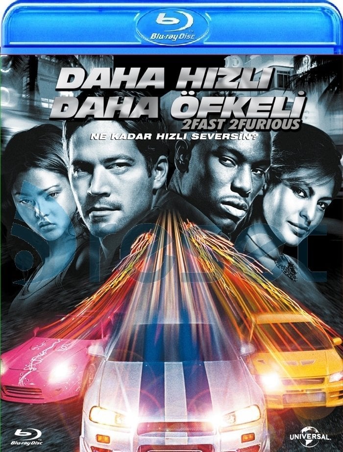 2 Fast 2 Furious - Daha Hızlı Daha Öfkeli Blu-Ray