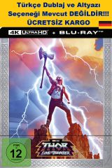 Thor Love And Thunder - Thor Aşk ve Gök Gürültüsü 4K Ultra HD+Blu-Ray Steelbook 2 Diskli