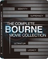 Bourne Complete Movie Collection Steelbook Blu-Ray 4 Film 4 Disk