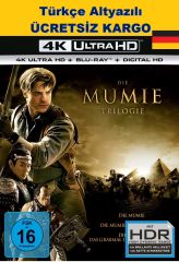 The Mummy Trilogy - Mumya Üçlemesi 4K Ultra HD+Blu-Ray 6 Disk Karton Kılıflı