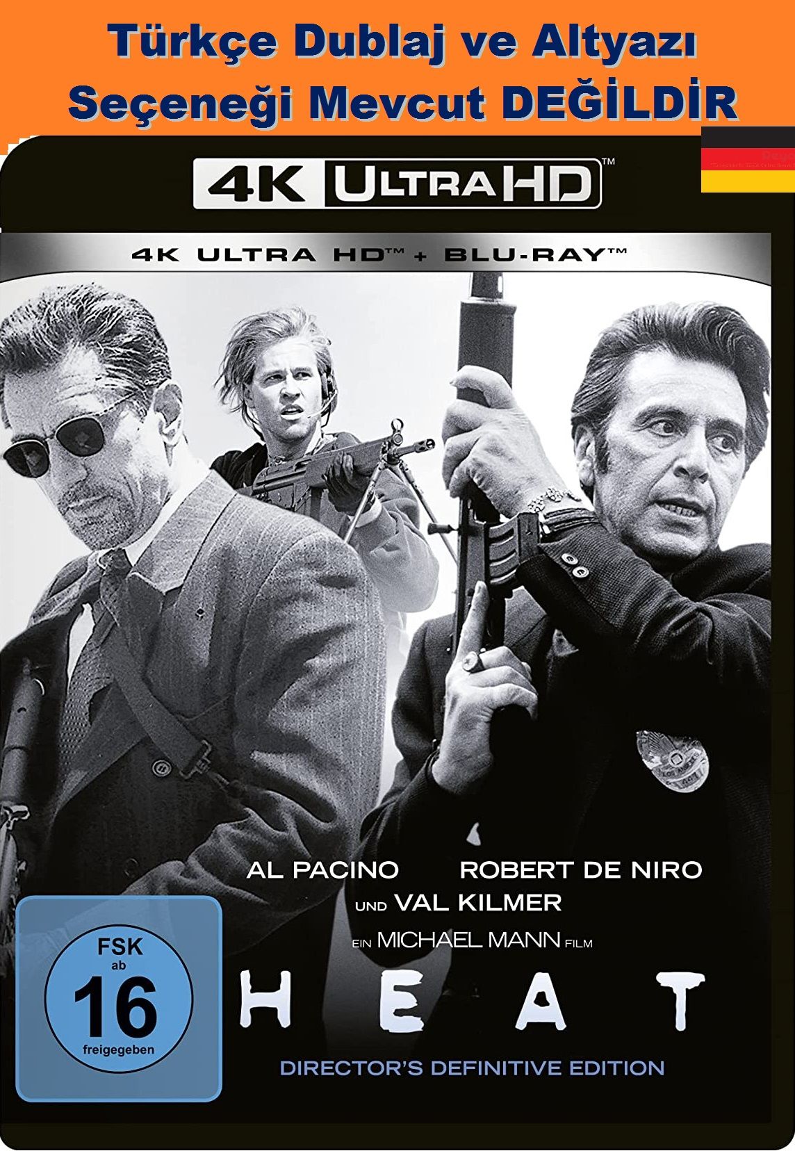 Heat - Büyük Hesaplaşma 4K Ultra HD+Blu-Ray 2 Disk