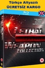 Lethal Weapon 1-4 Box Set - Cehennem Silahı 1-4 Box Set Blu-Ray 5 Disk