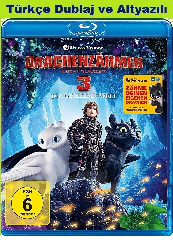 How To Train Your Dragon The Hidden World  - Ejderhanı Nasıl Eğitirsin Gizli Dünya Blu-Ray