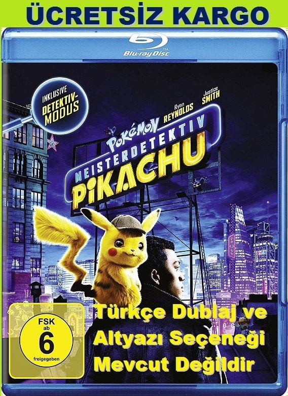 Pokémon Detective Pikachu - Dedektif Pikachu Blu-Ray