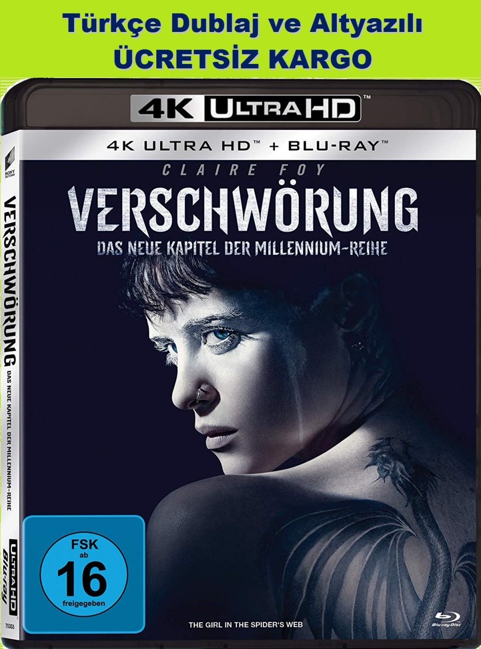 The  Girl in the Spider’s Web - Örümcek Ağındaki Kız 4K Ultra HD+Blu-Ray 2 Disk