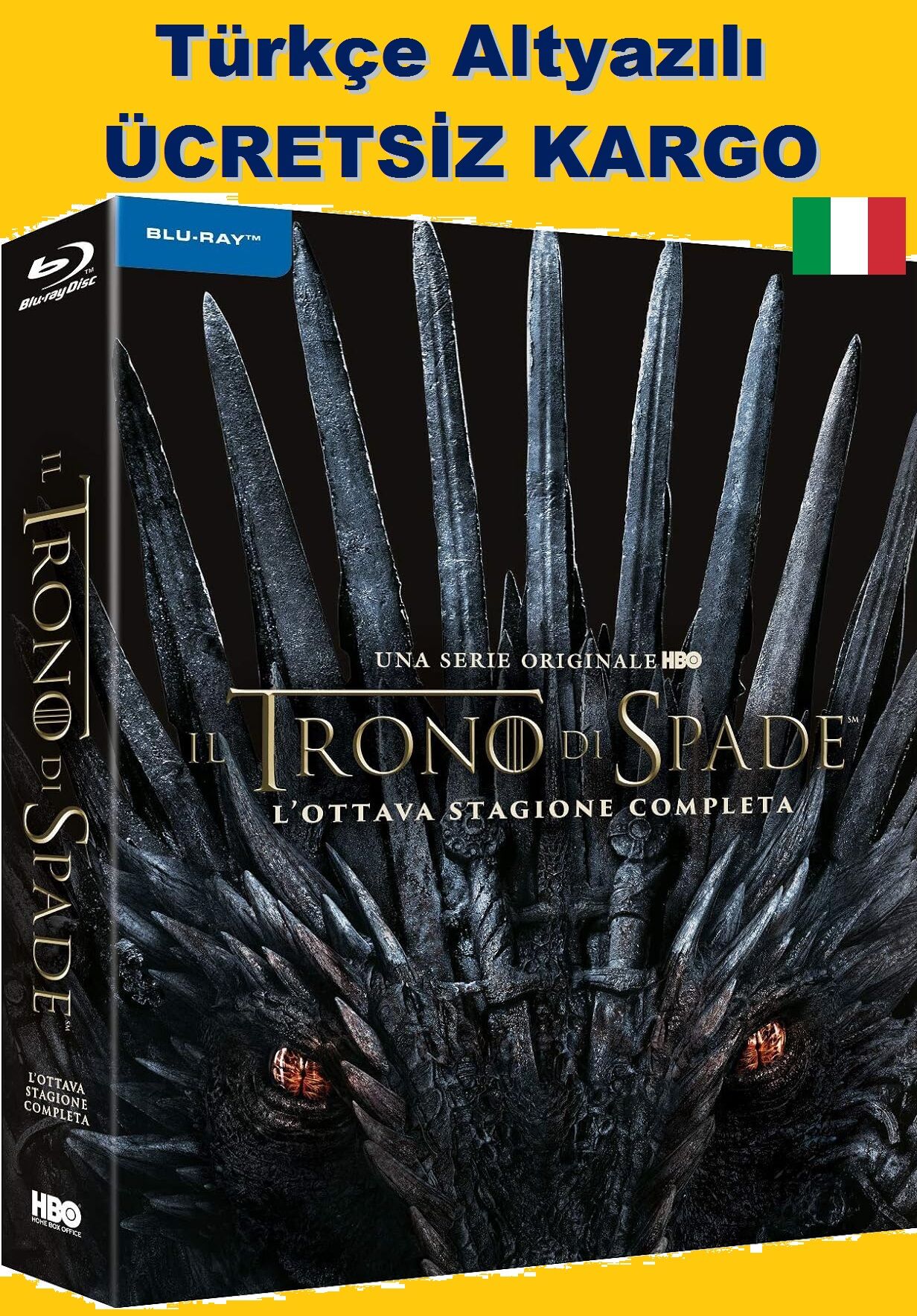 Game of Thrones 8. Sezon Blu-Ray 3 Disk