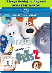 The Secret Life of Pets 2 - Evcil Hayvanların Gizli Yaşamı 2 3D+2D Blu-Ray Karton Kılıflı