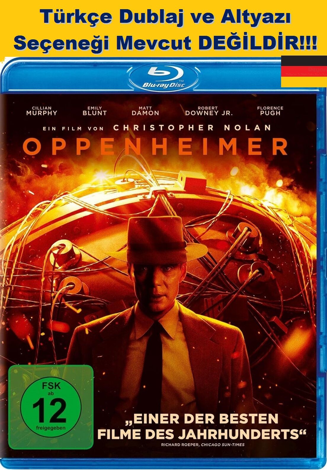 Oppenheimer Blu-Ray 2 Disk