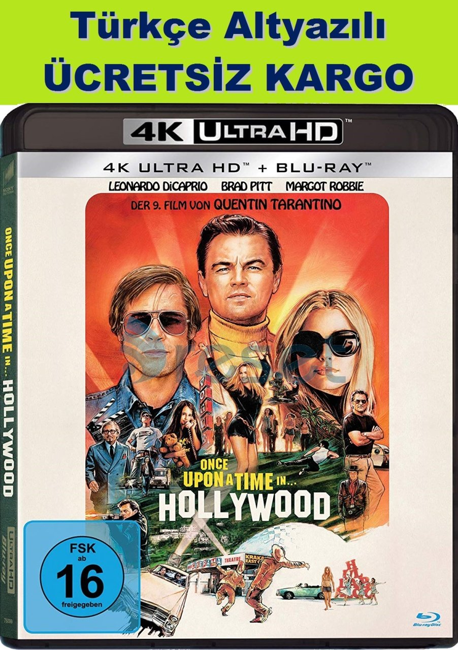 Once Upon A Time...in Hollywood - Bir Zamanlar... Hollywood'da 4K Ultra HD+Blu-Ray 2 Disk