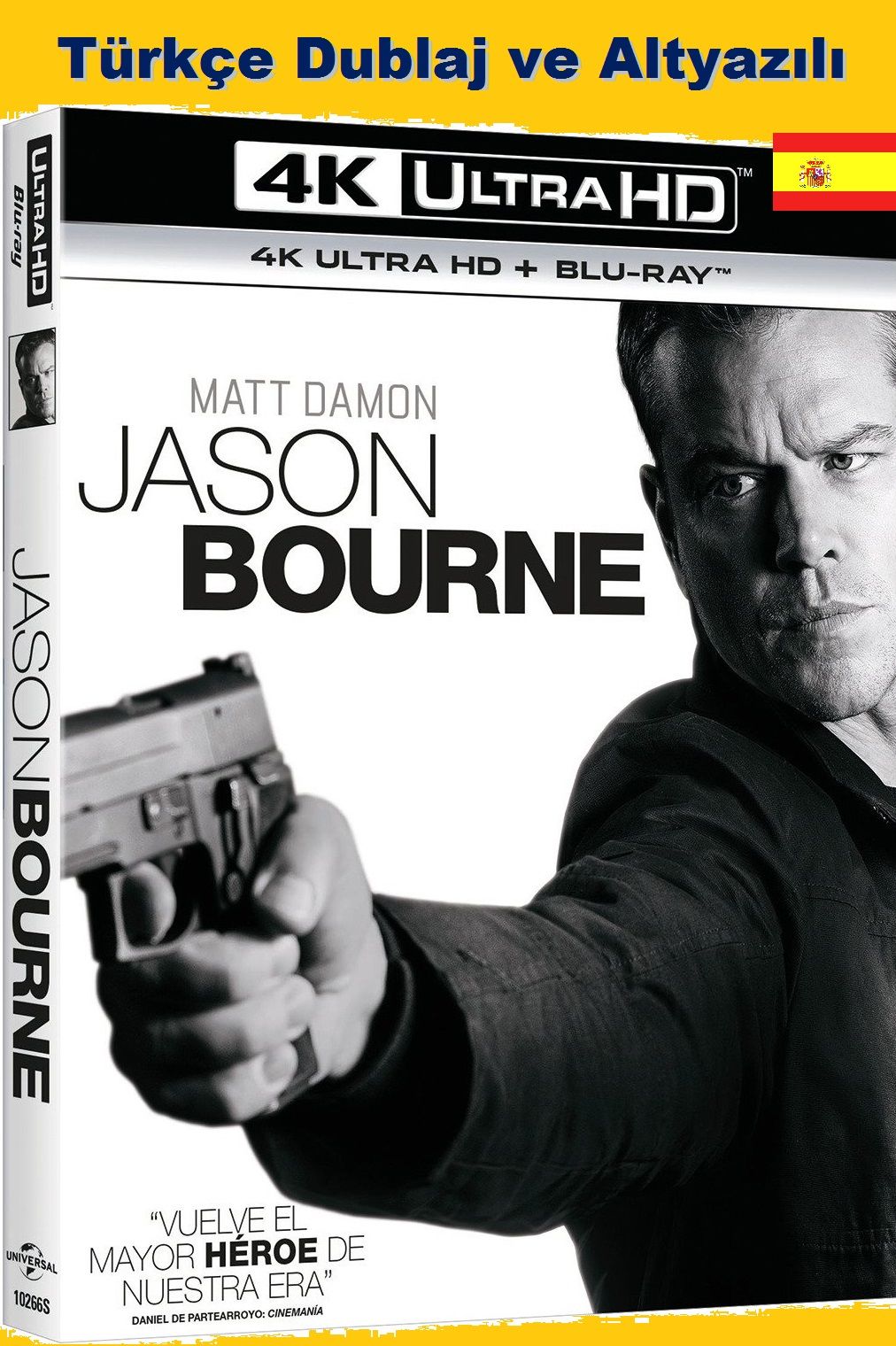 Jason Bourne 4K Ultra HD + Blu-Ray 2 Disk Karton Kılıflı