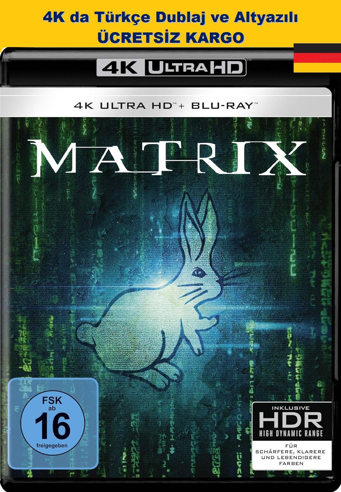 Matrix 4K Ultra HD+Blu-Ray+Bonus 3 Disk