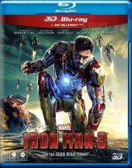 Iron Man 3 3D+2D Blu-Ray Combo 2 Disk TİGLON