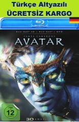 Avatar 3D+2D Blu-Ray TEK DİSK İzleme Seçeneği + DVD