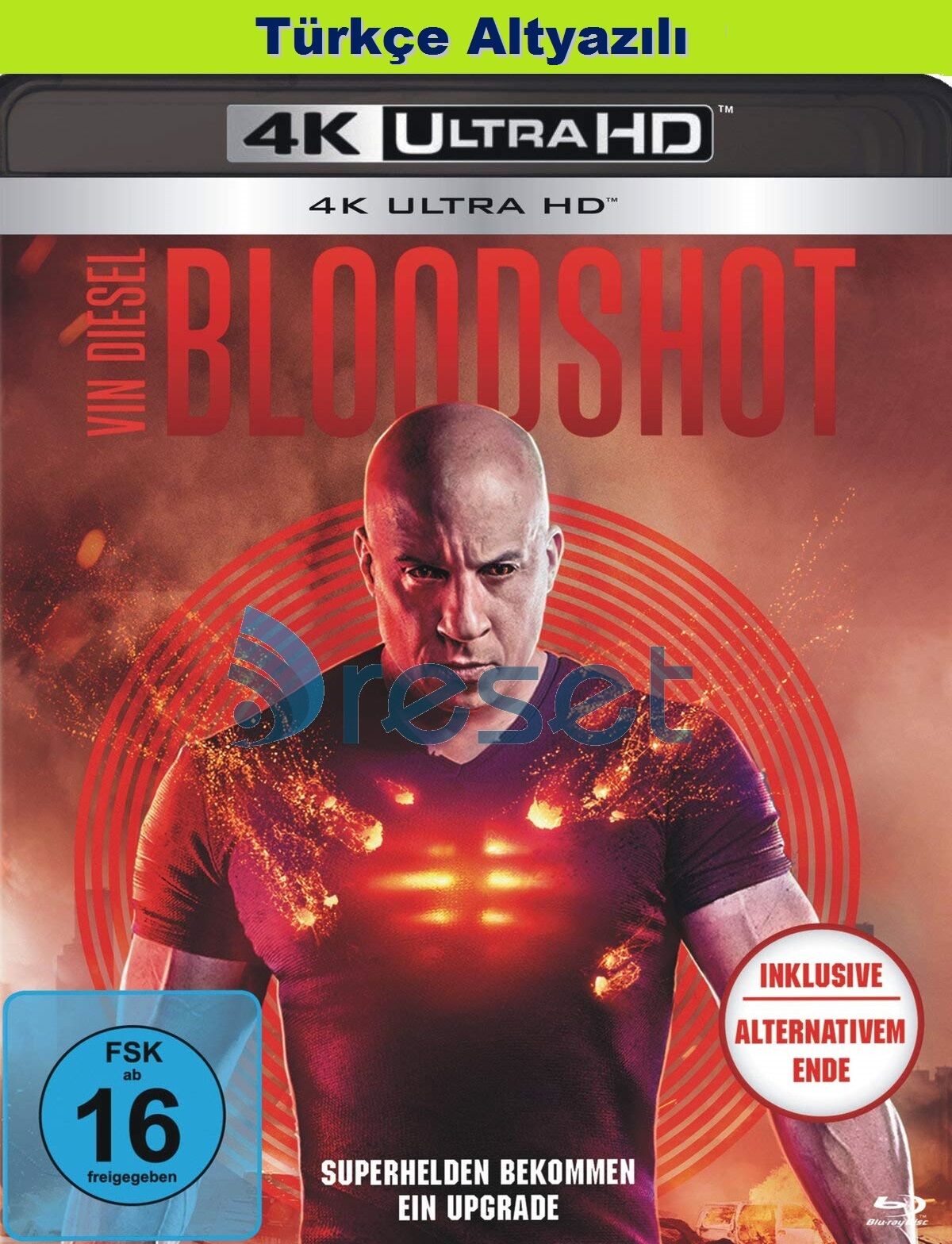 Bloodshot - Durdurulamaz Güç 4K Ultra HD+Blu-Ray 2 Disk