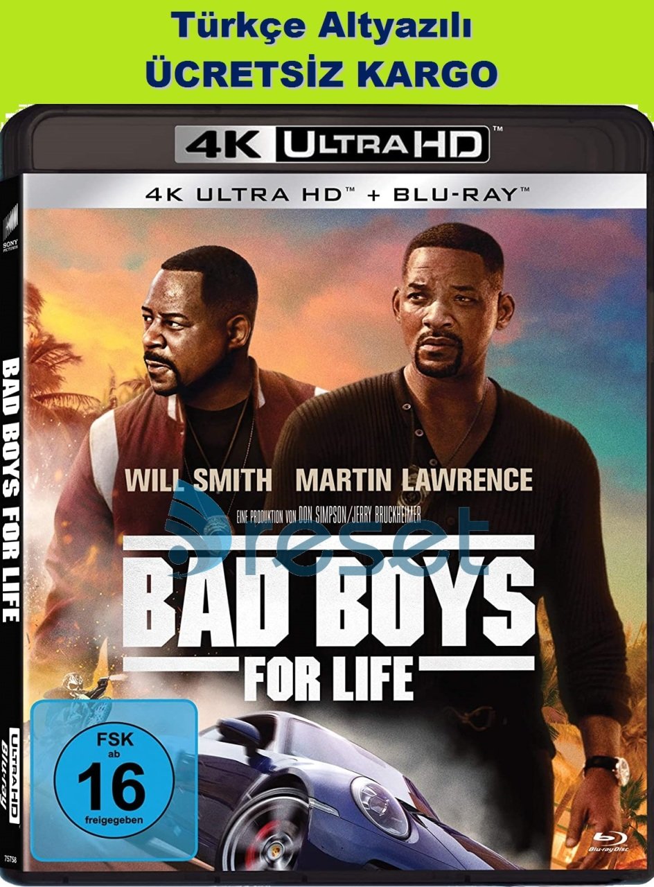 Bad Boys For Life - Bad Boys Her Zaman Çılgın 4K Ultra HD+Blu-Ray 2 Disk