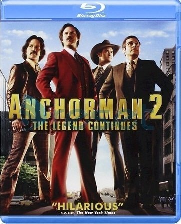 Anchorman 2: The Legend Continiues Blu-Ray