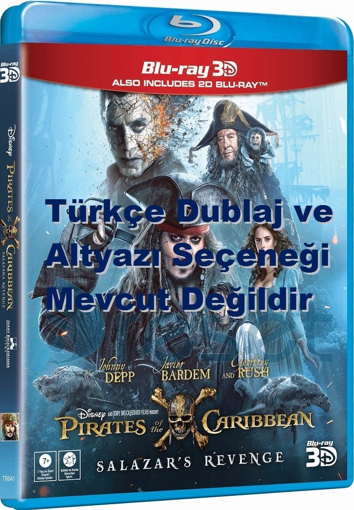 Karayip Korsanları 5 Salazar’ın İntikamı 3D+2D Blu-Ray