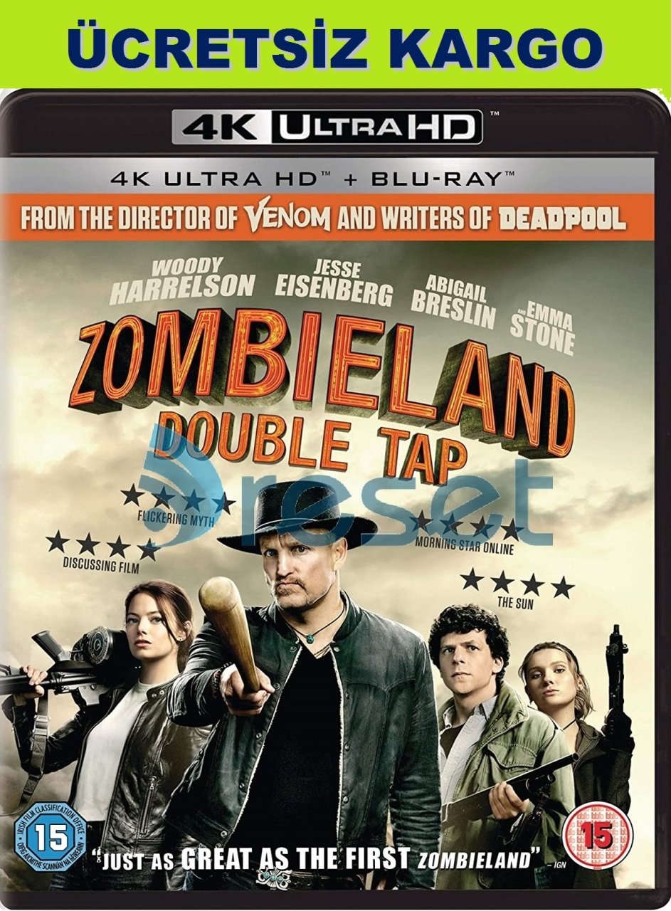 Zombieland Double Tap 4K Ultra HD+Blu-Ray 2 Disk