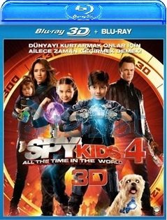 Spy Kids 4 3D +2D Blu Ray Tek Disk