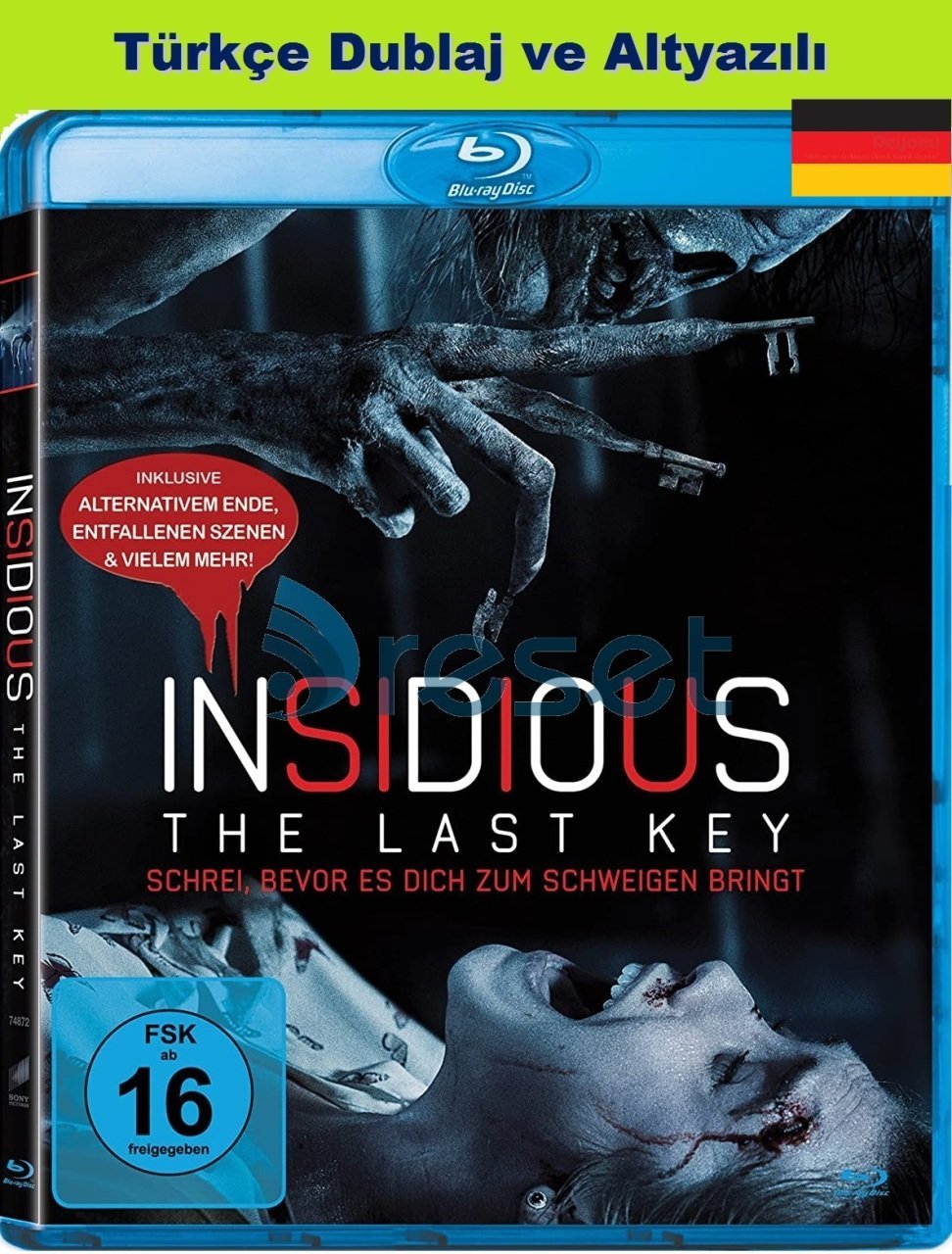 Insidious The Last Key - Ruhlar Bölgesi Son Anahtar Blu-Ray