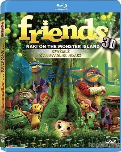 Fridens Naki On The Monster Island Sevimli Canavarlar 3D Blu-Ray