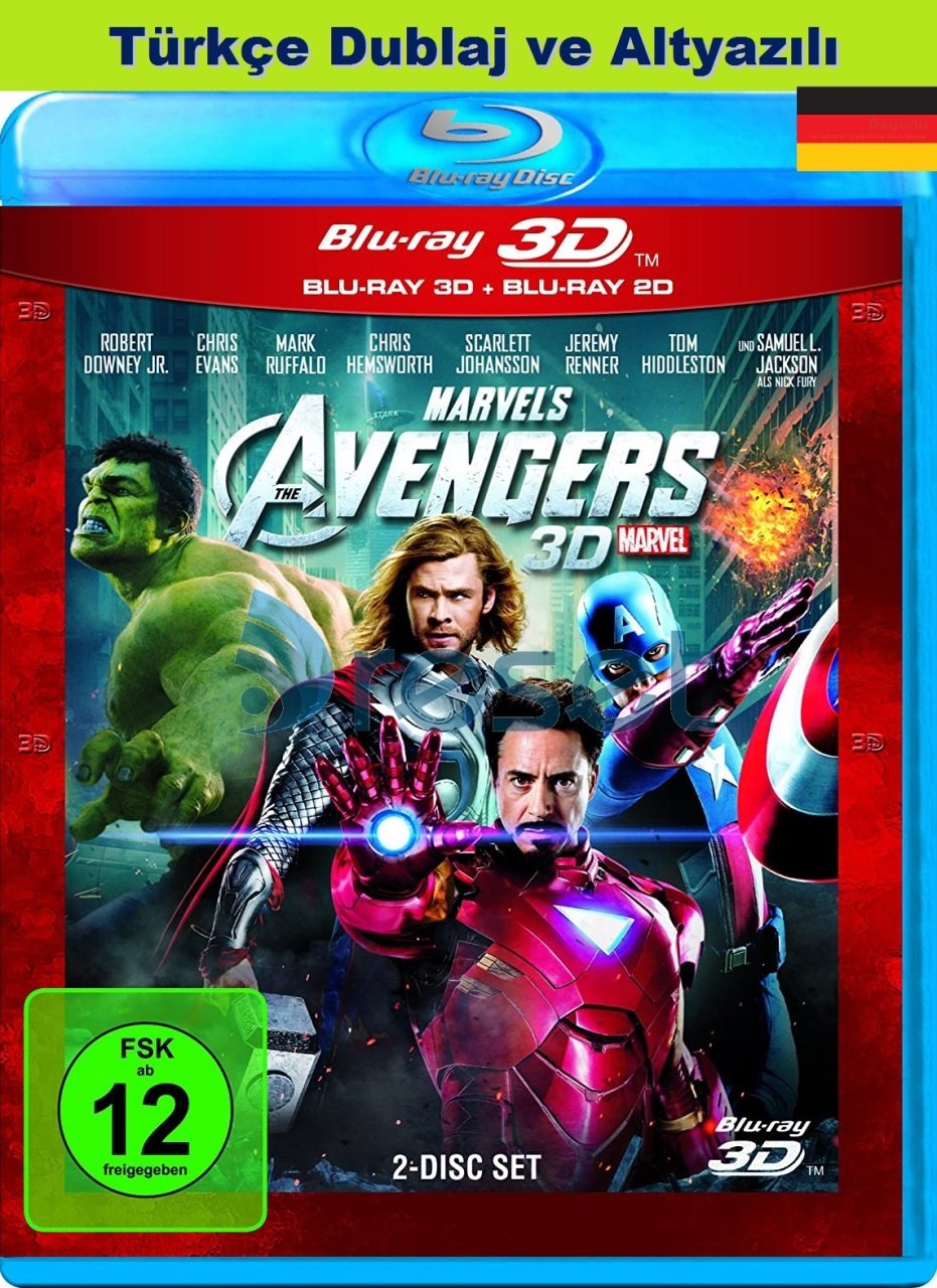Avengers - Yenilmezler 3D+2D Blu-Ray Combo 2 Disk
