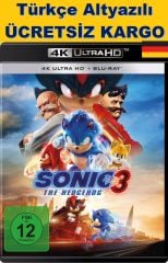 Sonic The Hedgehog 3 - Kirpi Sonic 3 4K Ultra HD+Blu-Ray 2 Disk