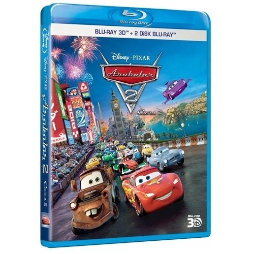 Cars 2 - Arabalar 2 3D+2D Combo Blu-Ray 2 Disk TİGLON