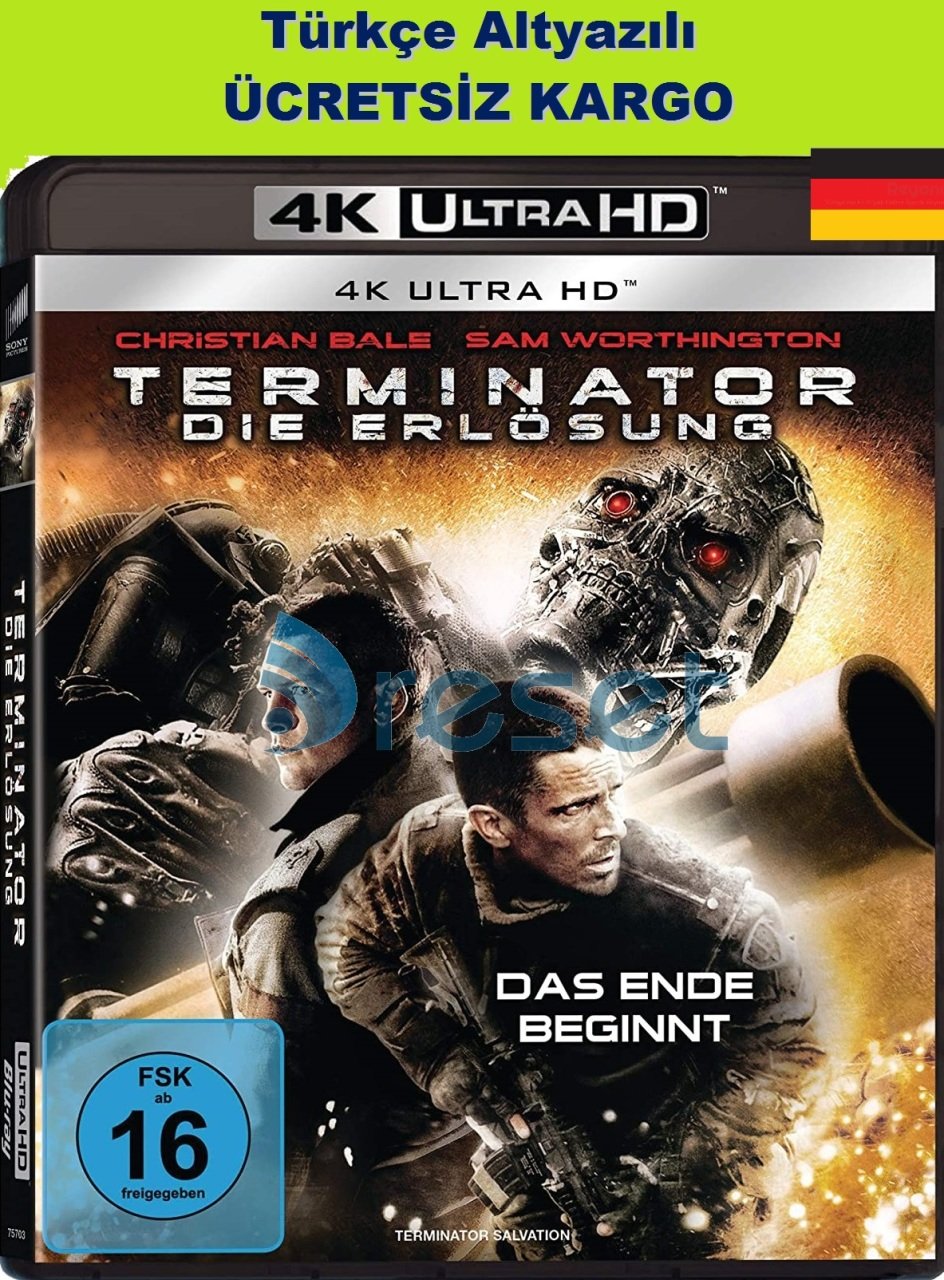 Terminator Salvation - Terminatör Kurtuluş 4K Ultra HD Tek Disk