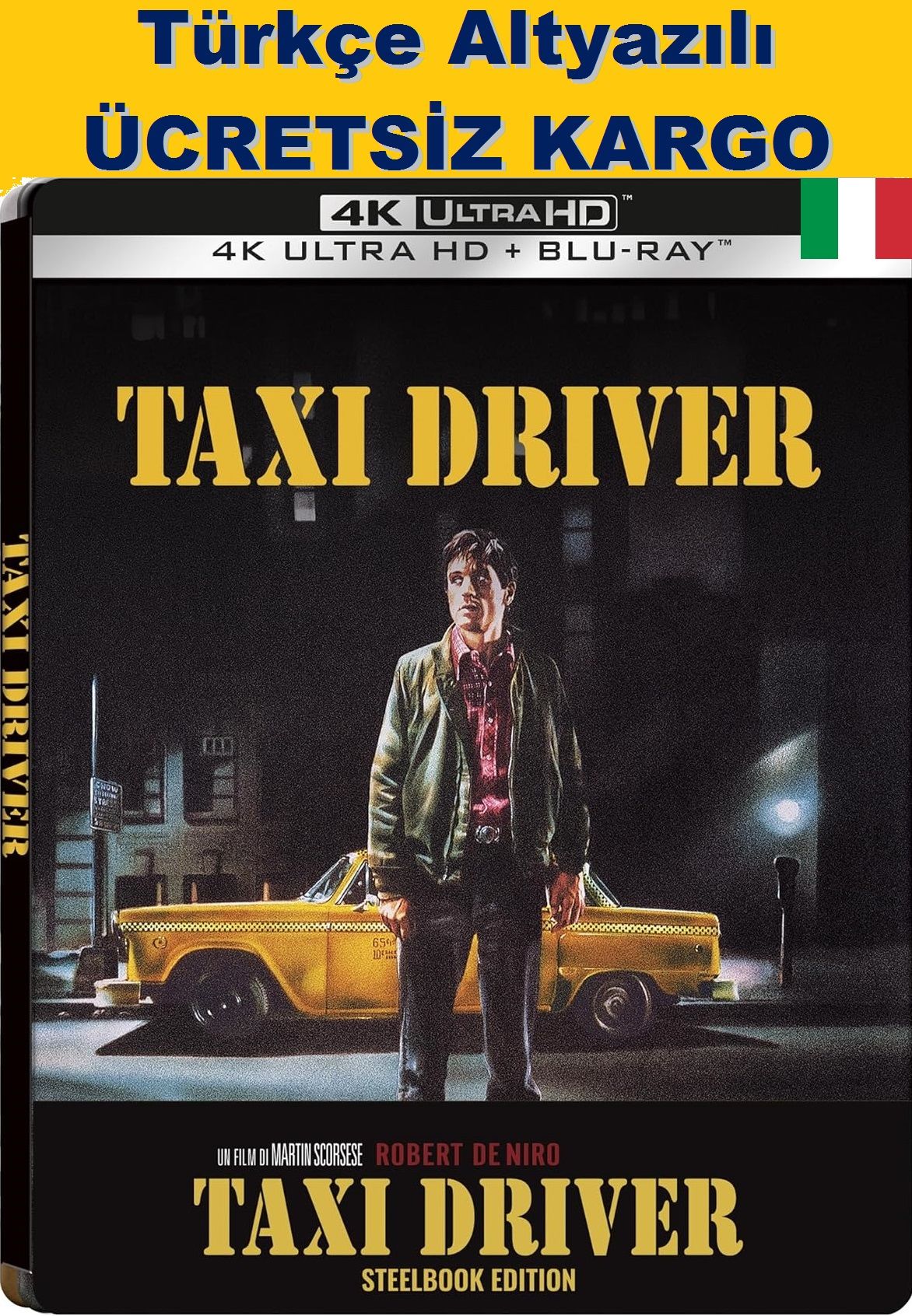 Taxi Driver - Taksi Şöförü 4K Ultra HD 2 Disk Steelbook