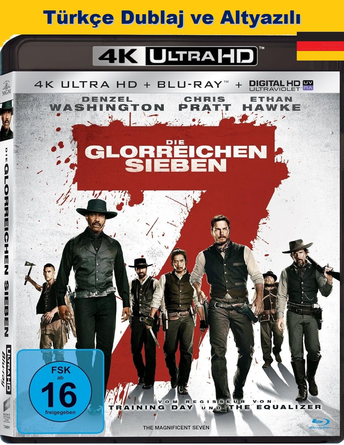 The Magnificent Seven - Muhteşem Yedili 4K Ultra HD + Blu-Ray